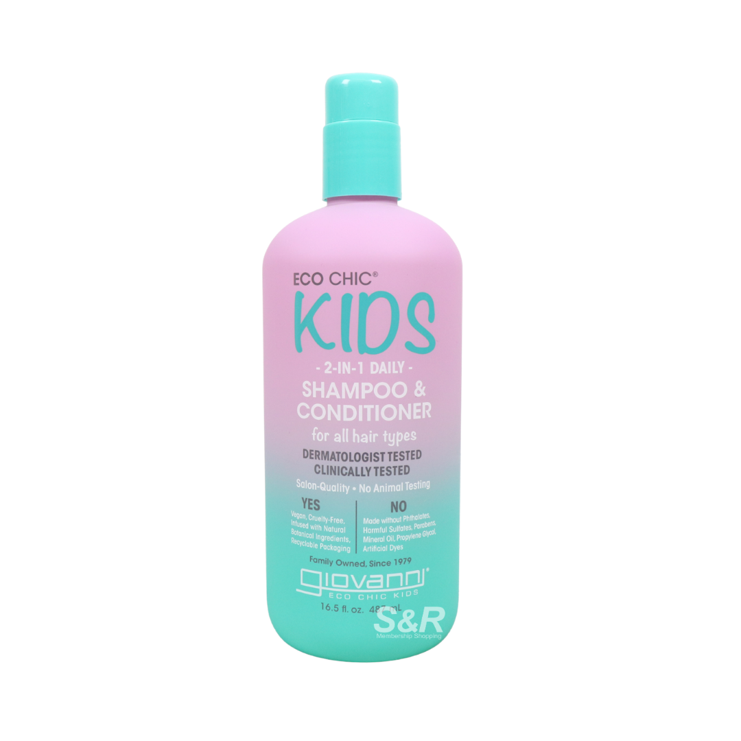 Giovanni Eco Chic Kids 2-in-1 Shampoo & Conditioner 487mL